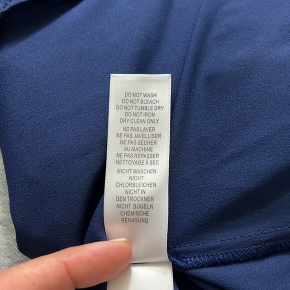 Adrianna Papell floral pleated tiered layers midi dress size 6P - Picture 15 of 16